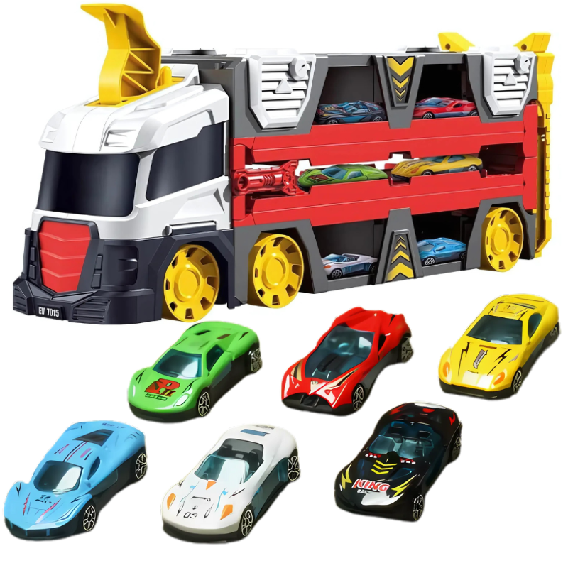 TrackMorph™ – Omvormbare Truck & Racebaan – Creatief Racespeelgoed