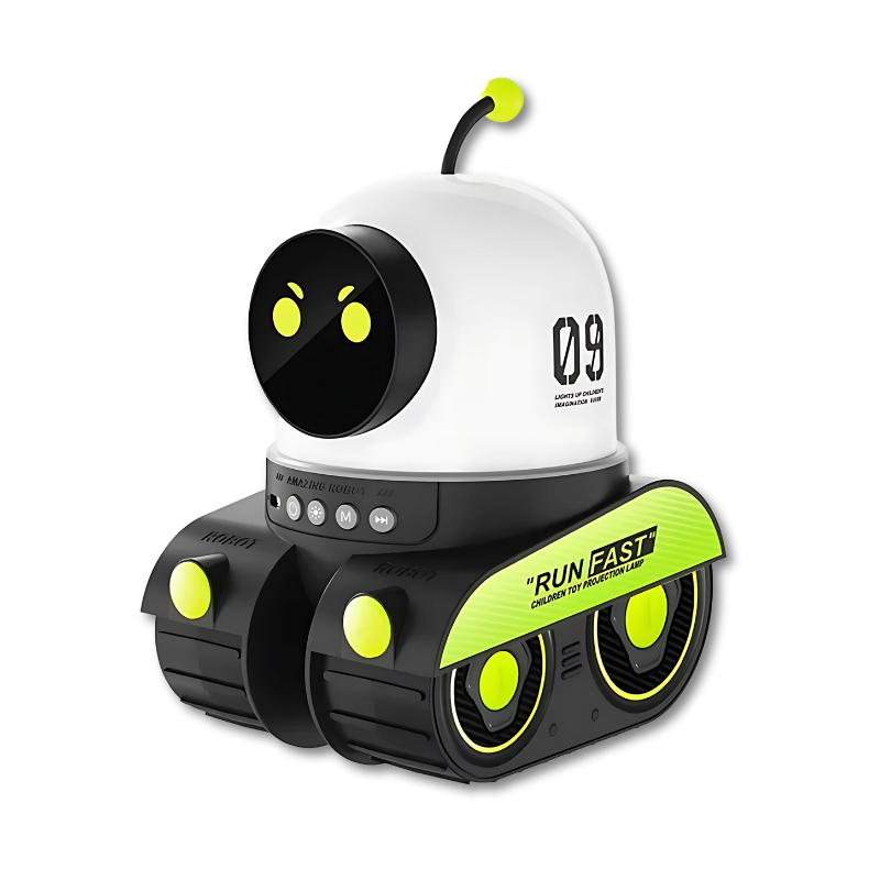 DreamBot™ – Robot Nachtlamp met Sterrenprojector – Rustige Slaaphulp voor Kinderen