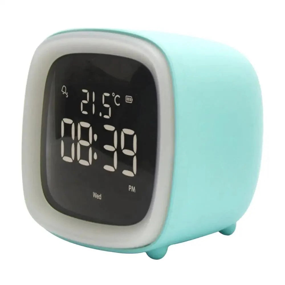 BunnyGlow™ – Cartoon LED Wekkerlamp – Speelse Nachtlamp met Alarmfunctie
