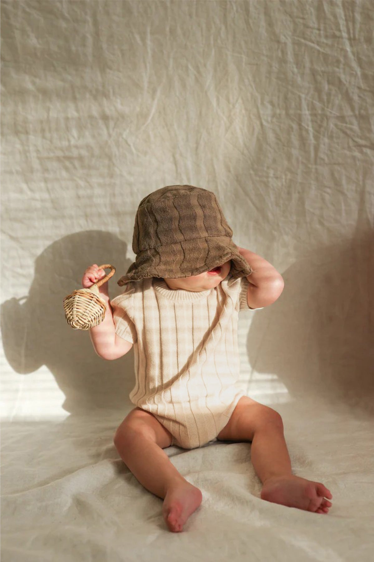 SnugRib™ – Gebreide Romper met Ribmotief – Comfortabele Babykleding