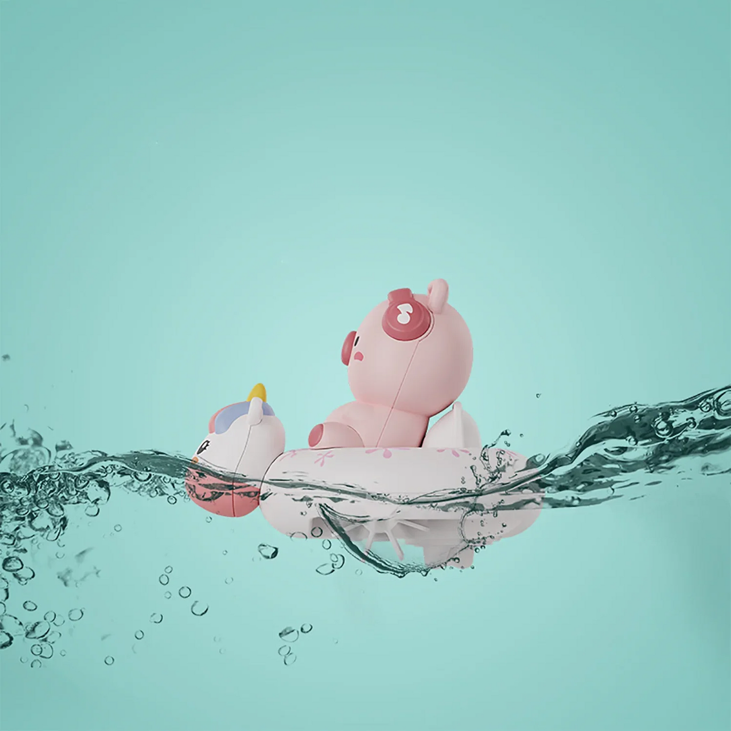 LinkaSplash™ – Koppelbare Diertjes voor Waterpret – Bad- en Zwembadspeelgoed