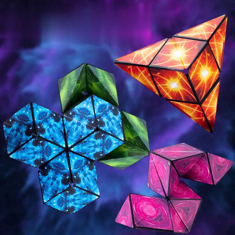 FlexoMorph™ – Magnetische Puzzelkubus met Eindeloze Vormen – Educatief Speelplezier