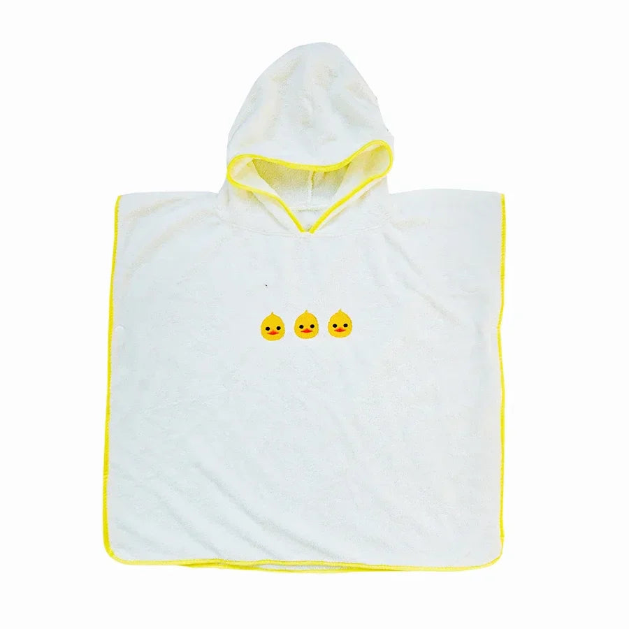 WarmSnuggle™ – Ultradikke Badponcho van Coral Fleece – Zachte Warmte voor Kleintjes