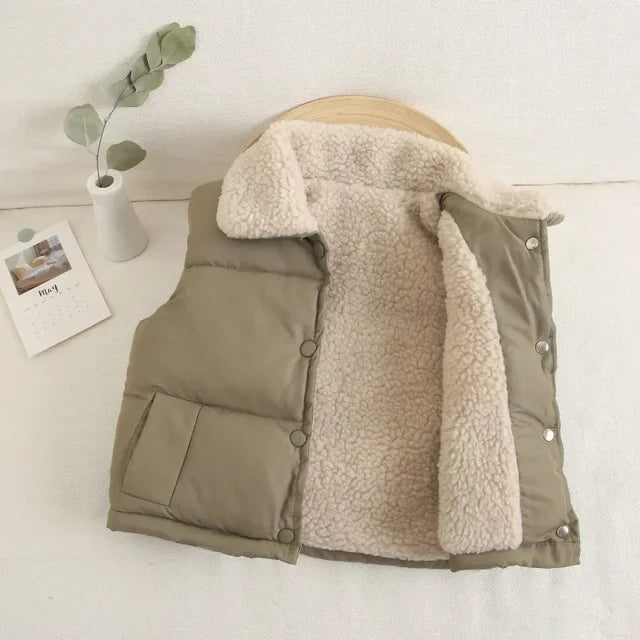 SnugVest™ – Omkeerbare Bodywarmer met Zachte Fleece – Comfort voor Elke Dag