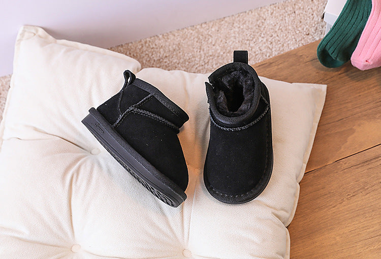 TinyTrail™ – Warme Enkellaarsjes met Rits – Comfortabele Baby Winterschoenen