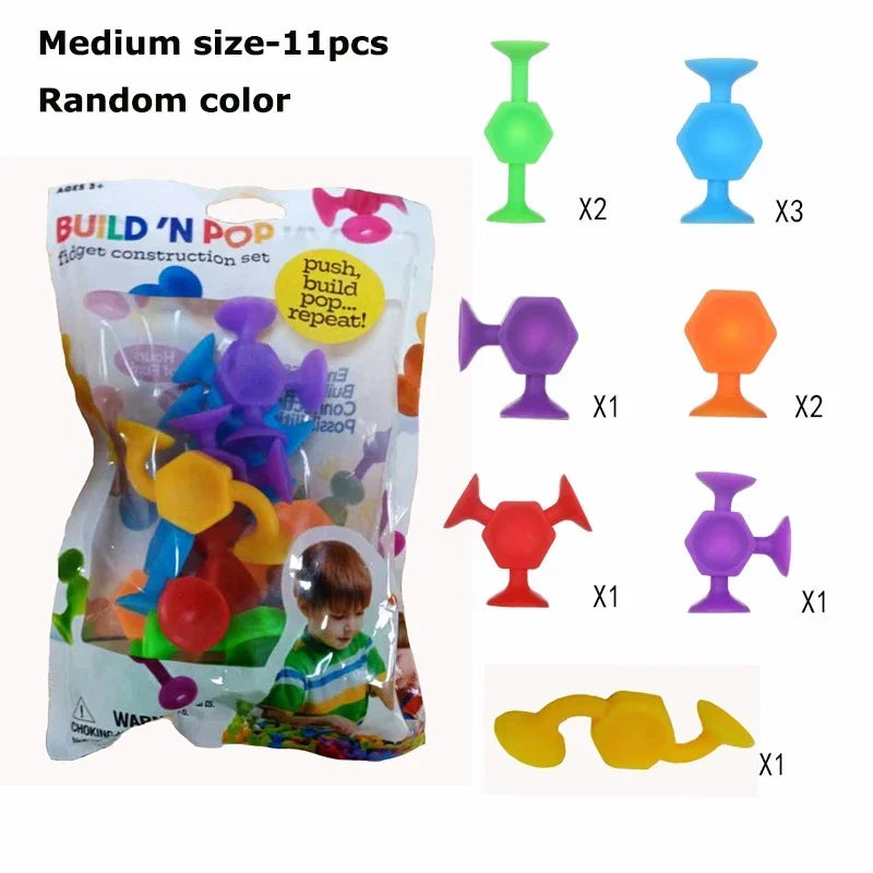 StickiePals™ – Creatief Zuignapspeelgoed voor in Bad – Educatief Waterspeelplezier