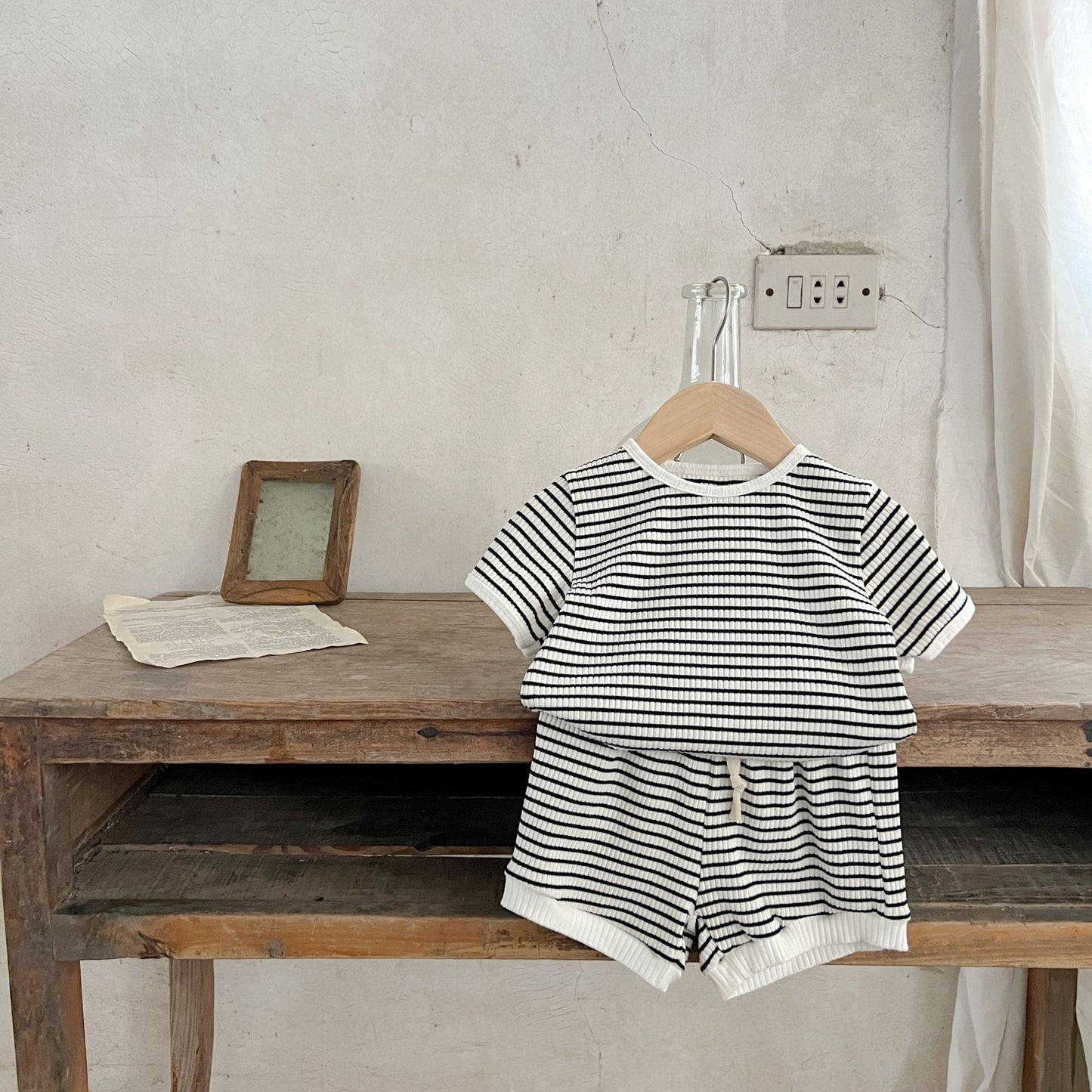 CozyRib™ – Zachte Ribstof Zomerset – Unisex Baby Outfit