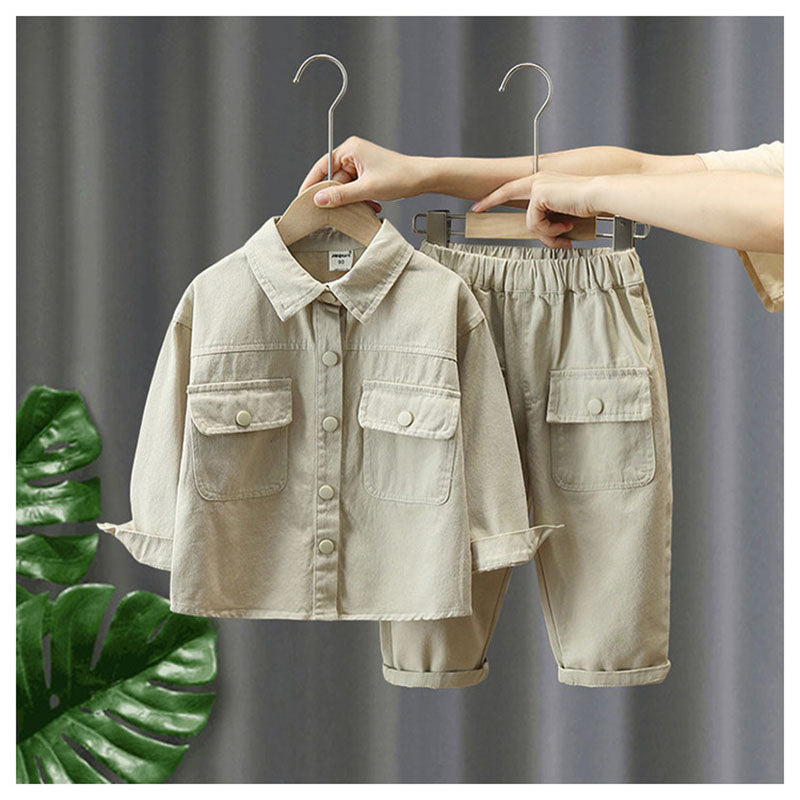 TrailTykes™ – Stoere Outfit voor Kleine Avonturiers – Unisex Katoenenset