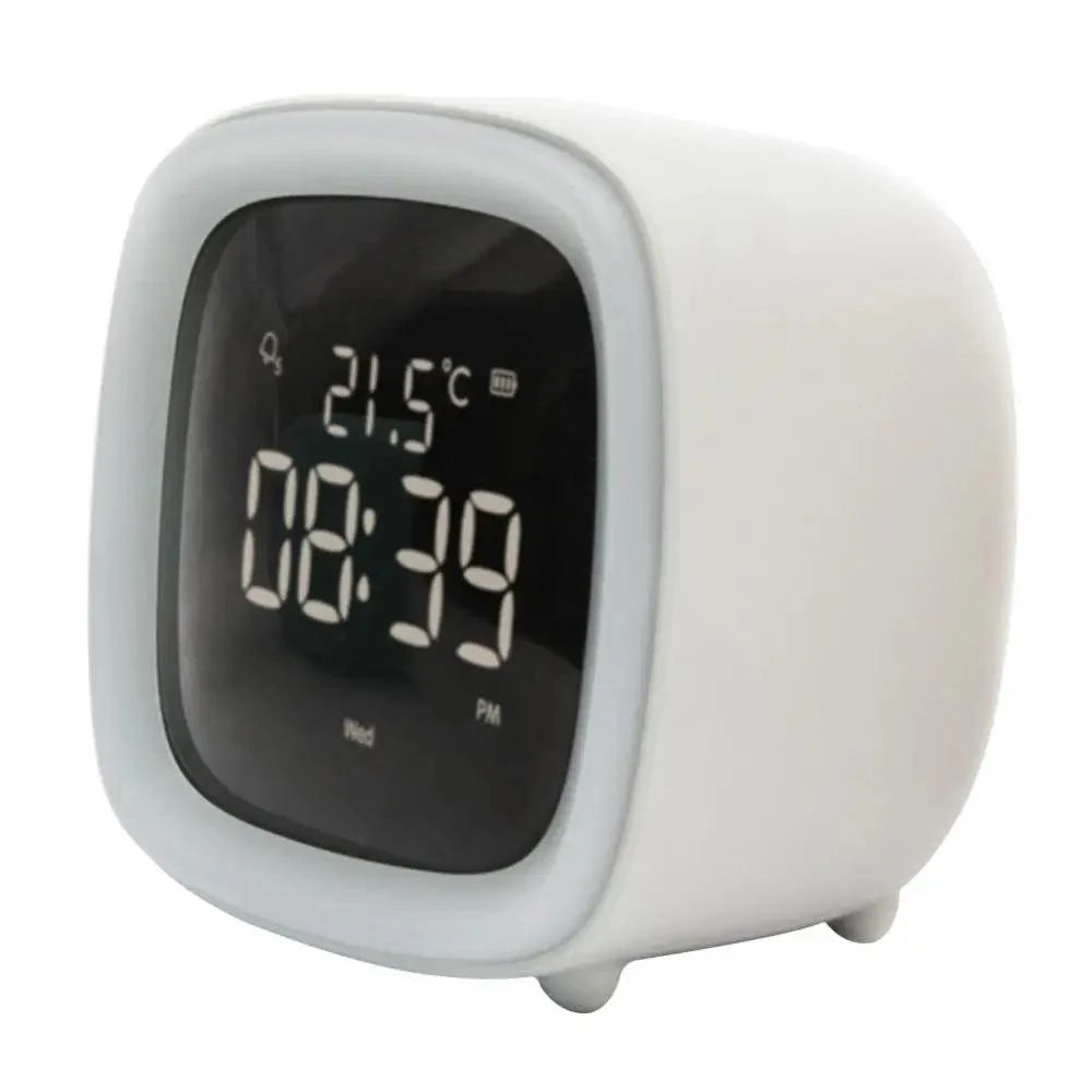 BunnyGlow™ – Cartoon LED Wekkerlamp – Speelse Nachtlamp met Alarmfunctie
