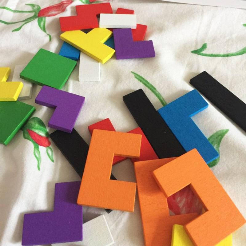 VormVinder™ – Houten Tangram Spel – Leren & Ontdekken met Plezier