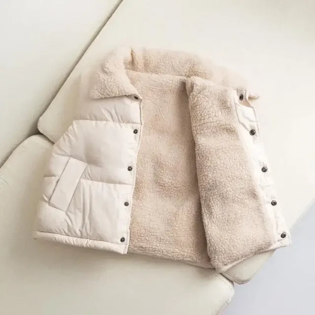 SnugVest™ – Omkeerbare Bodywarmer met Zachte Fleece – Comfort voor Elke Dag