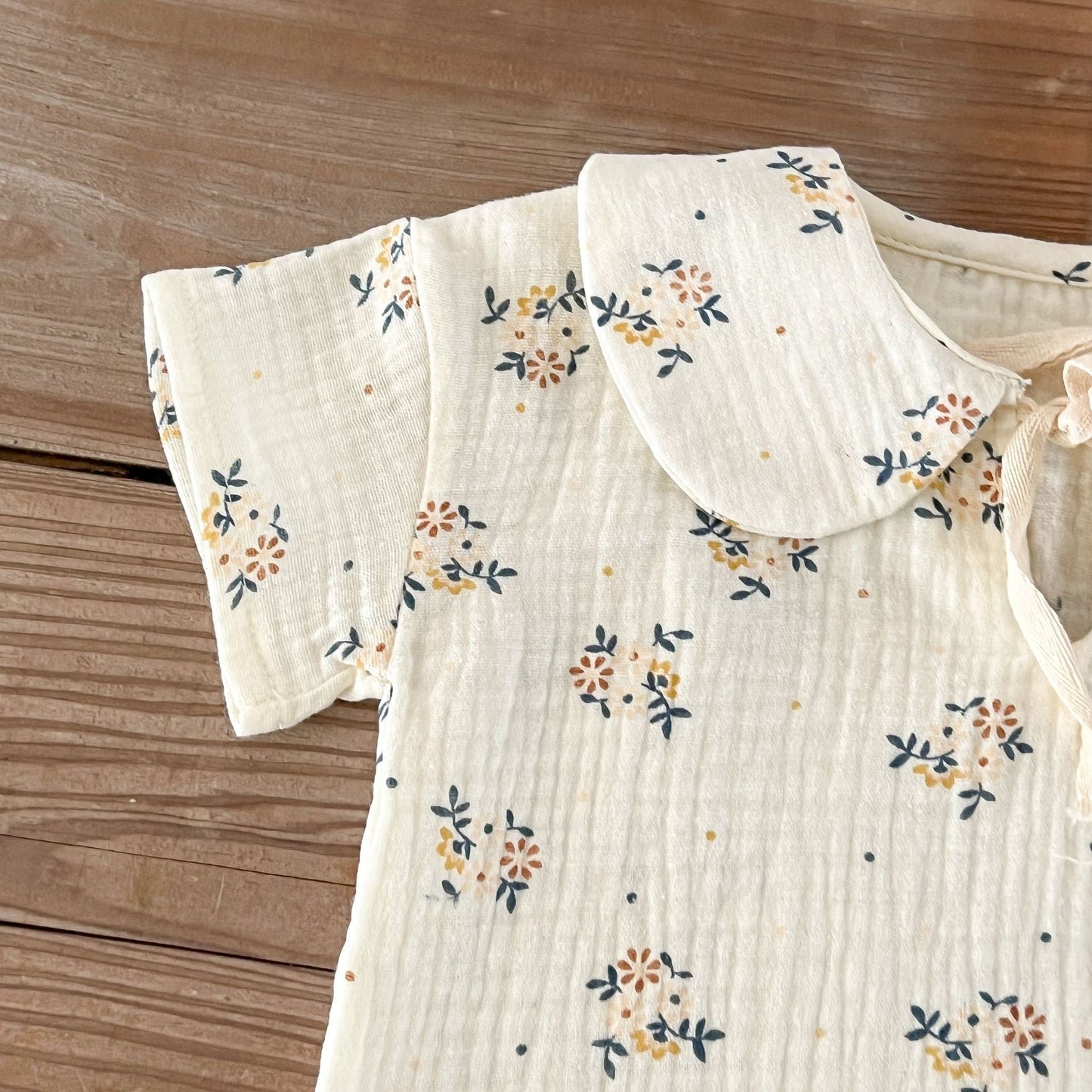 FloraNest™ – Zomerse Set met Bloemenprint – Meisjes Mousseline Outfit