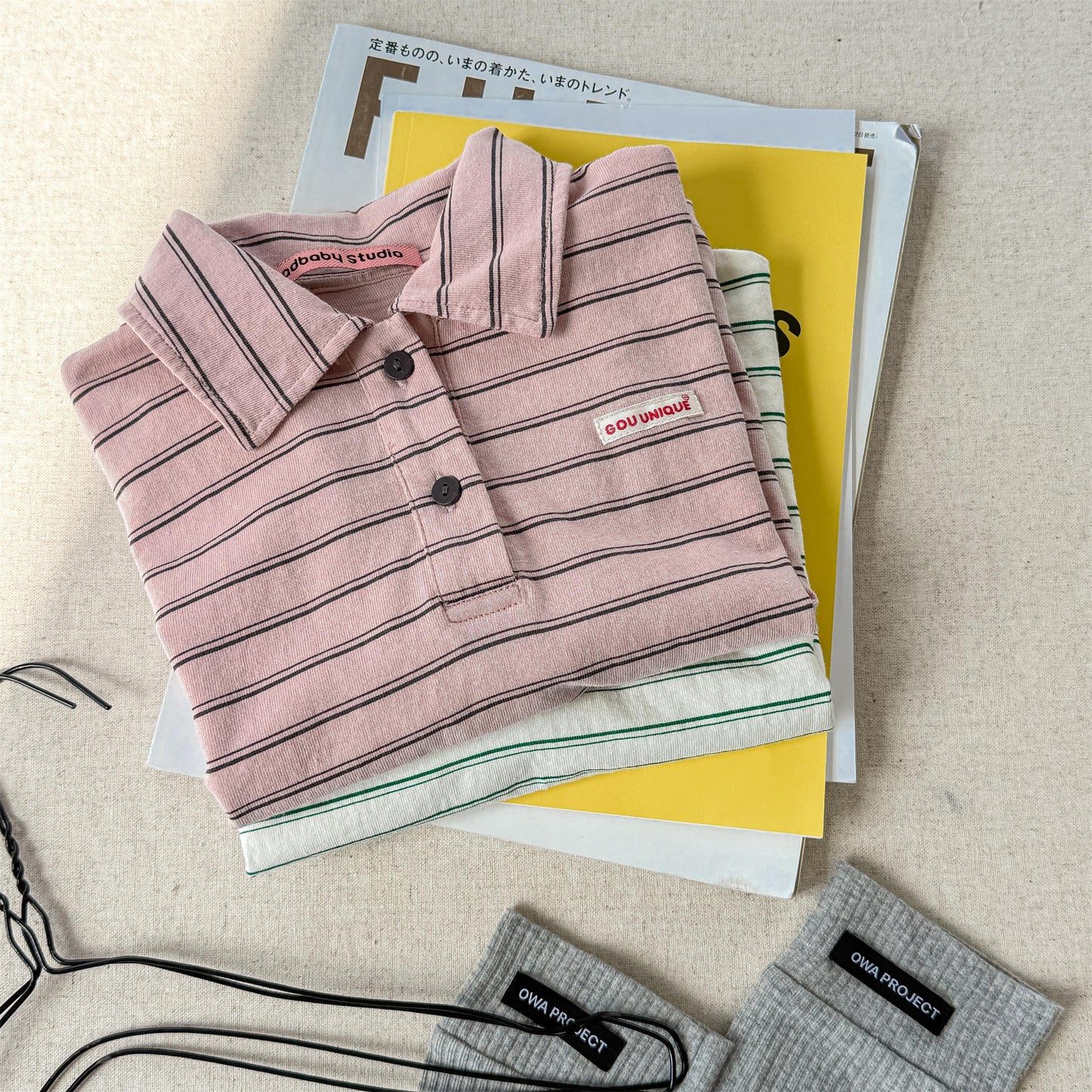 StripeTuck™ – Gestreepte Polo met Stretch – Unisex Kindershirt
