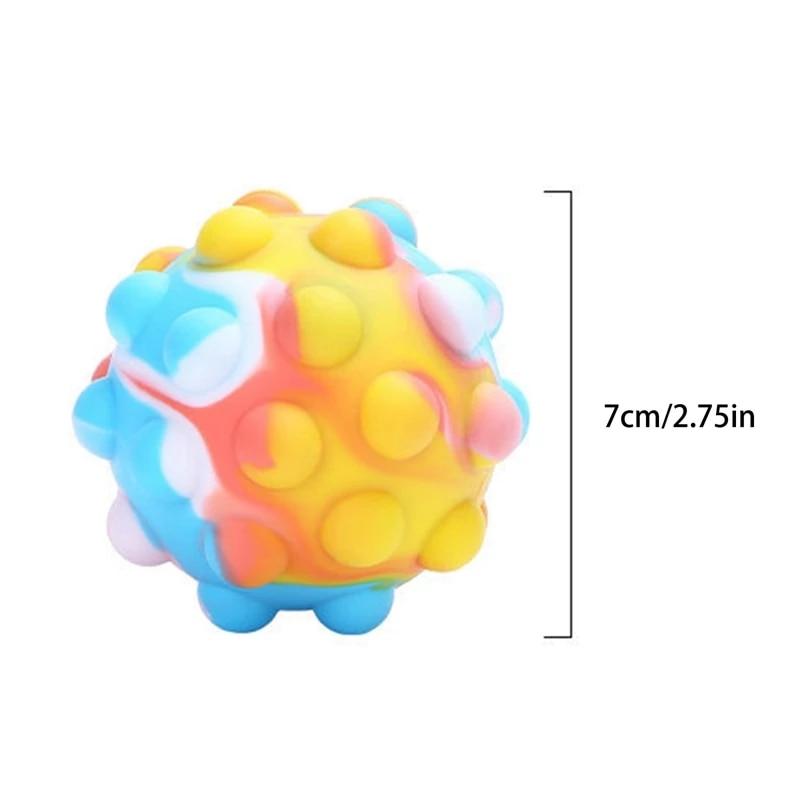 KleurKnik™ – Regenboog Stressbal met Bubbels – Sensorisch Speelplezier voor Kinderen
