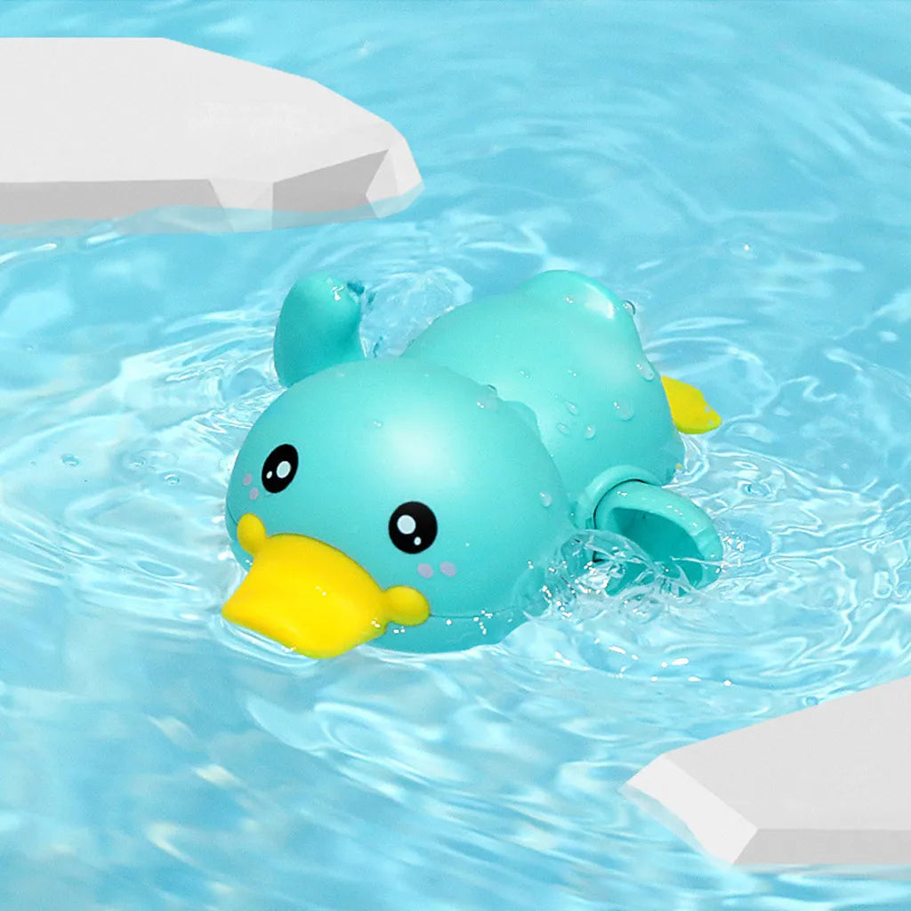 SwimSpinny™ – Opwindbaar Dierenspeeltje voor in Bad – Drijvend Badspeelplezier