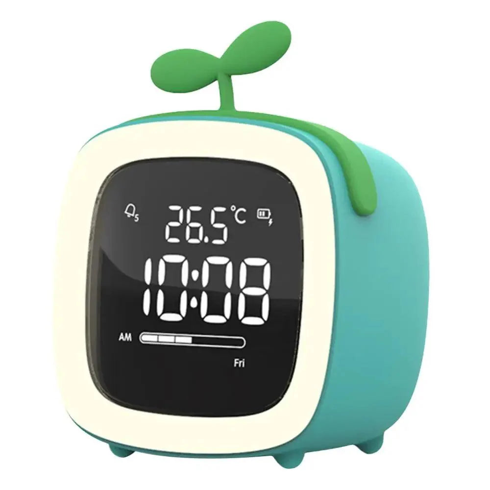 BunnyGlow™ – Cartoon LED Wekkerlamp – Speelse Nachtlamp met Alarmfunctie