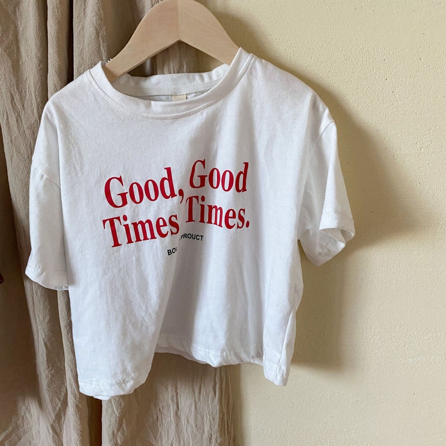 ChocoVibes™ – Oversized Shirt met Good Times Print – Unisex Kinder T-Shirt