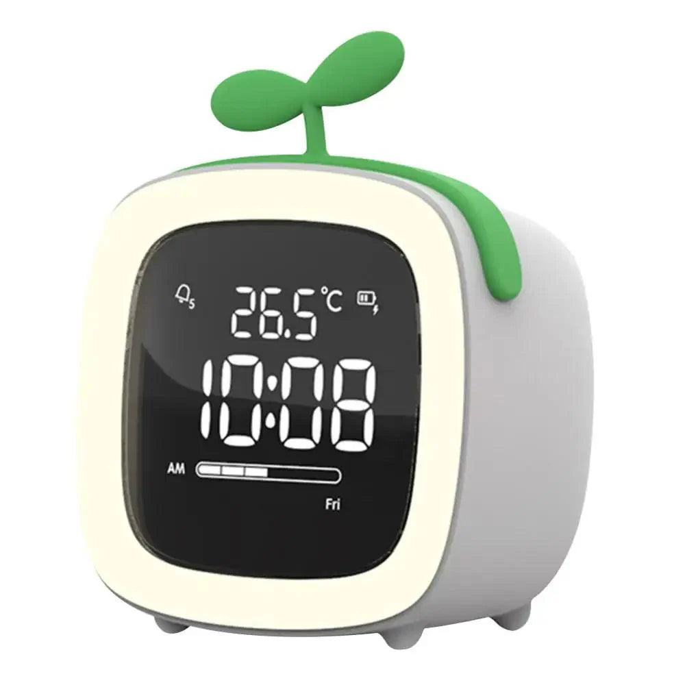 BunnyGlow™ – Cartoon LED Wekkerlamp – Speelse Nachtlamp met Alarmfunctie
