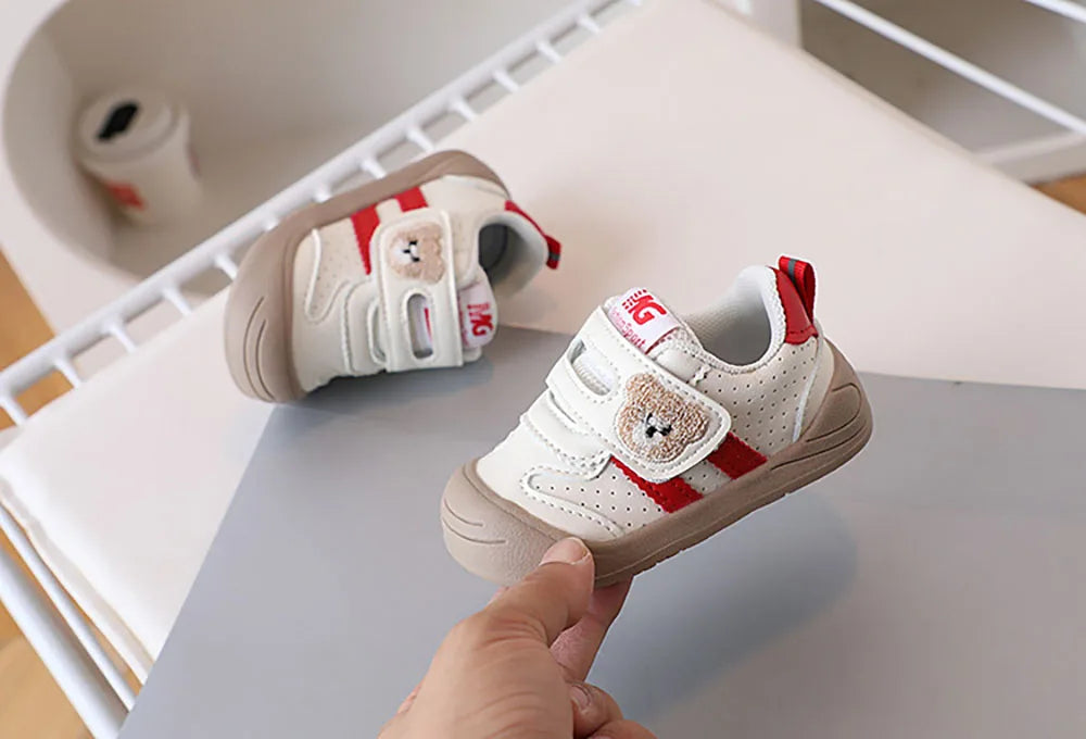 SoftStep™ – Zachte PU Leren Babyschoenen – Comfortabele Eerste Stapjes