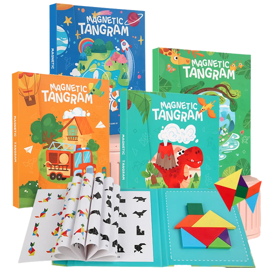 Montessori Magnetic Wooden Board Puzzle for Children