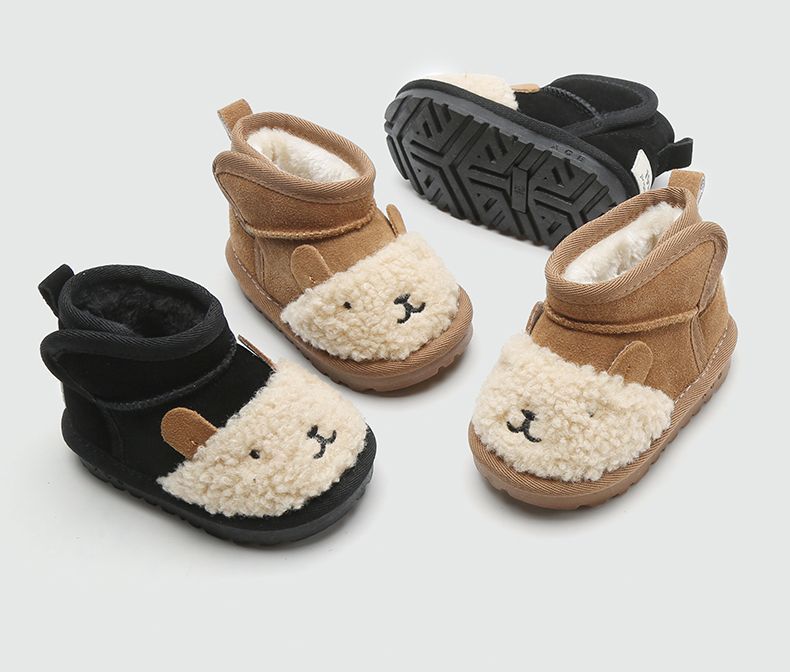 CuddleKick™ – Warme Enkellaarsjes met Speels Detail – Comfortabele Winterlaars