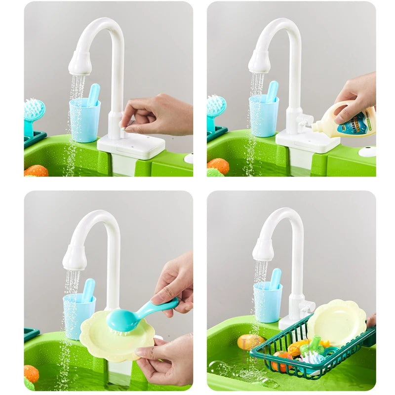 SinkPlay™ – Gootsteenplezier met stromend water – Was, vis & speel