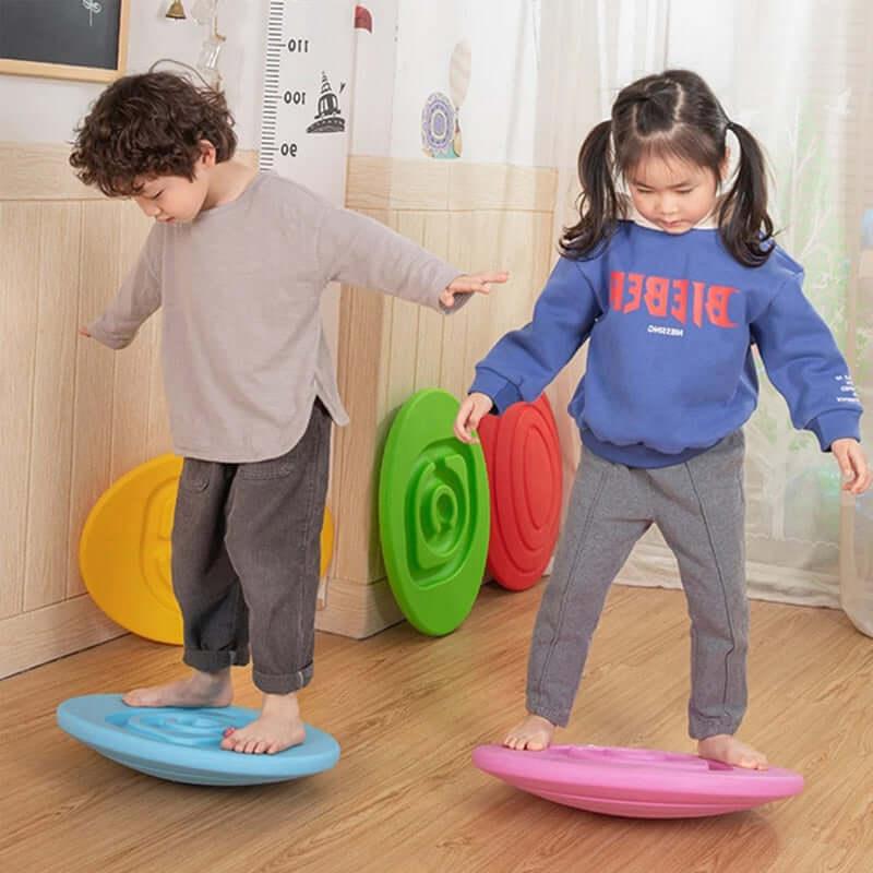BalansLabyrint™ – Houten Evenwichtsspel met Kogelbaan – Ontwikkeling & Motoriek voor Kinderen