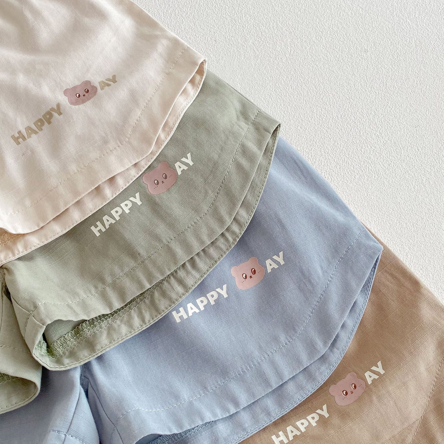 BearJoy™ – Zomerse Shorts met Beertje – Comfortabele Kinderkleding
