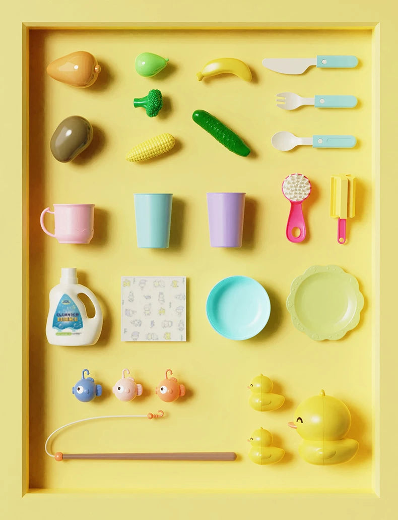 SinkPlay™ – Gootsteenplezier met stromend water – Was, vis & speel