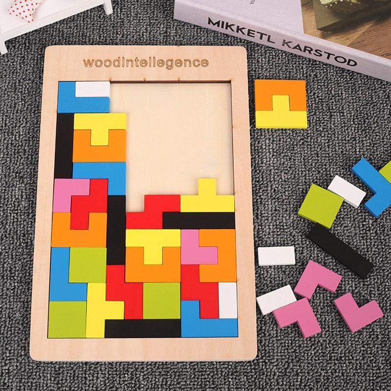 VormVinder™ – Houten Tangram Spel – Leren & Ontdekken met Plezier