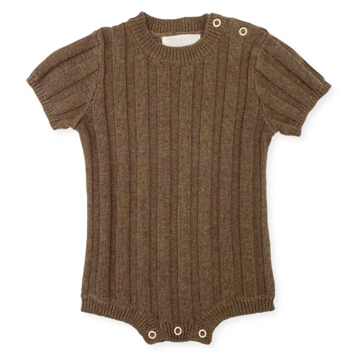SnugRib™ – Gebreide Romper met Ribmotief – Comfortabele Babykleding