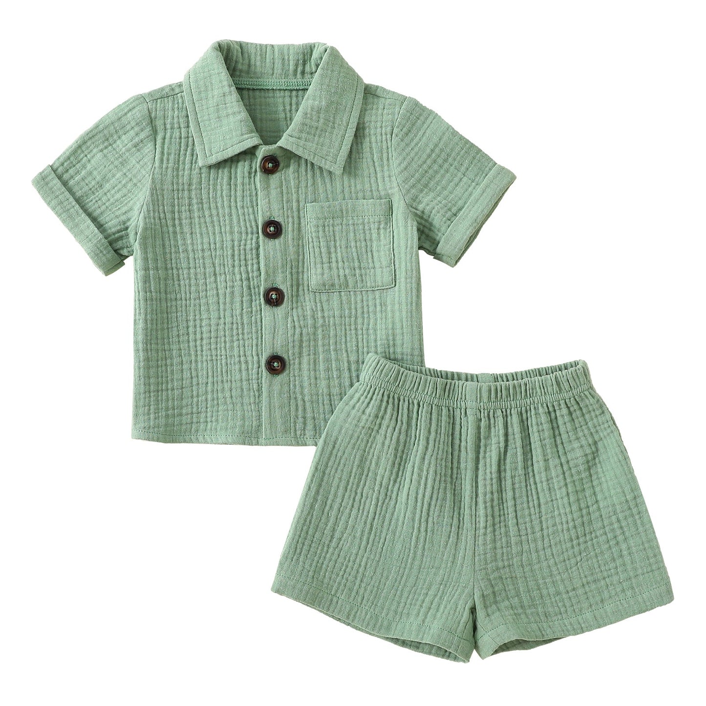 LinoCool™ – Zomerset van Katoen-Linnen – Jongens Speeloutfit