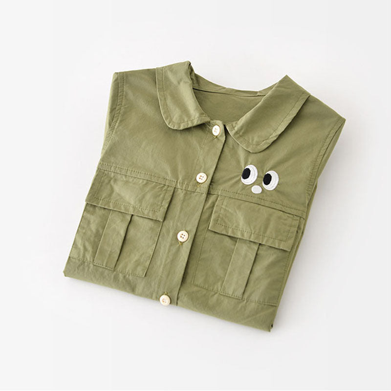CrocQuest™ – Speelse Olijfgroene Jumpsuit – Unisex Baby Outfit