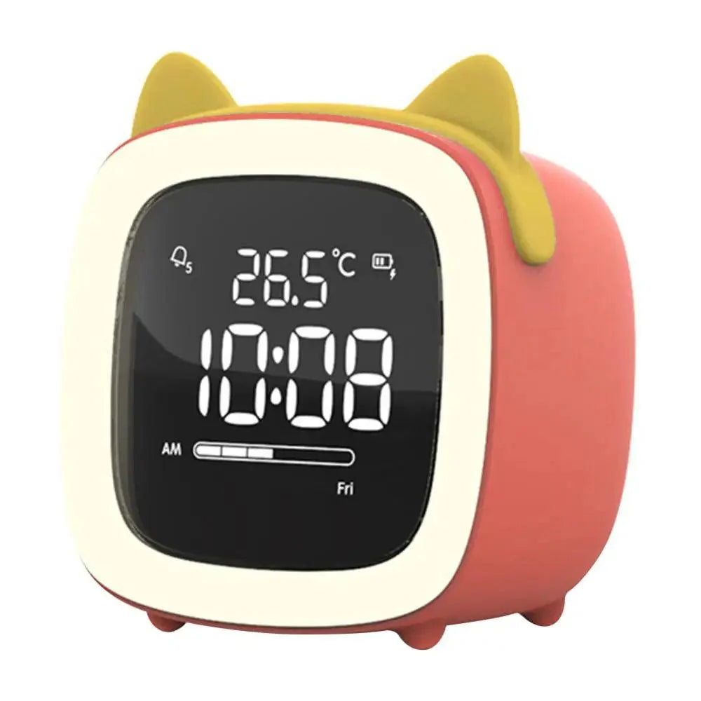 BunnyGlow™ – Cartoon LED Wekkerlamp – Speelse Nachtlamp met Alarmfunctie
