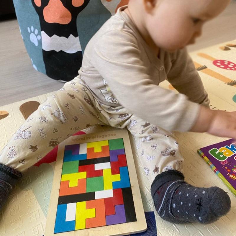 VormVinder™ – Houten Tangram Spel – Leren & Ontdekken met Plezier