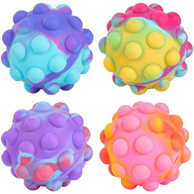 KleurKnik™ – Regenboog Stressbal met Bubbels – Sensorisch Speelplezier voor Kinderen