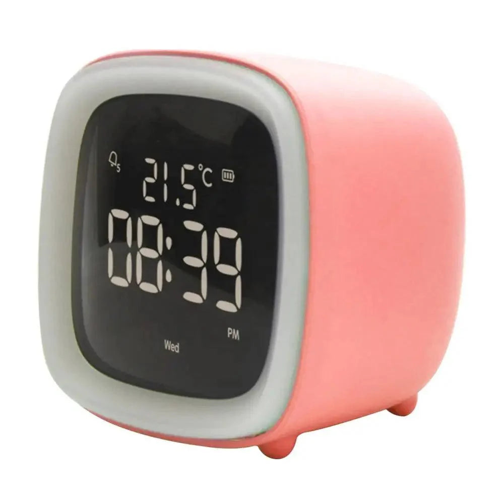 BunnyGlow™ – Cartoon LED Wekkerlamp – Speelse Nachtlamp met Alarmfunctie