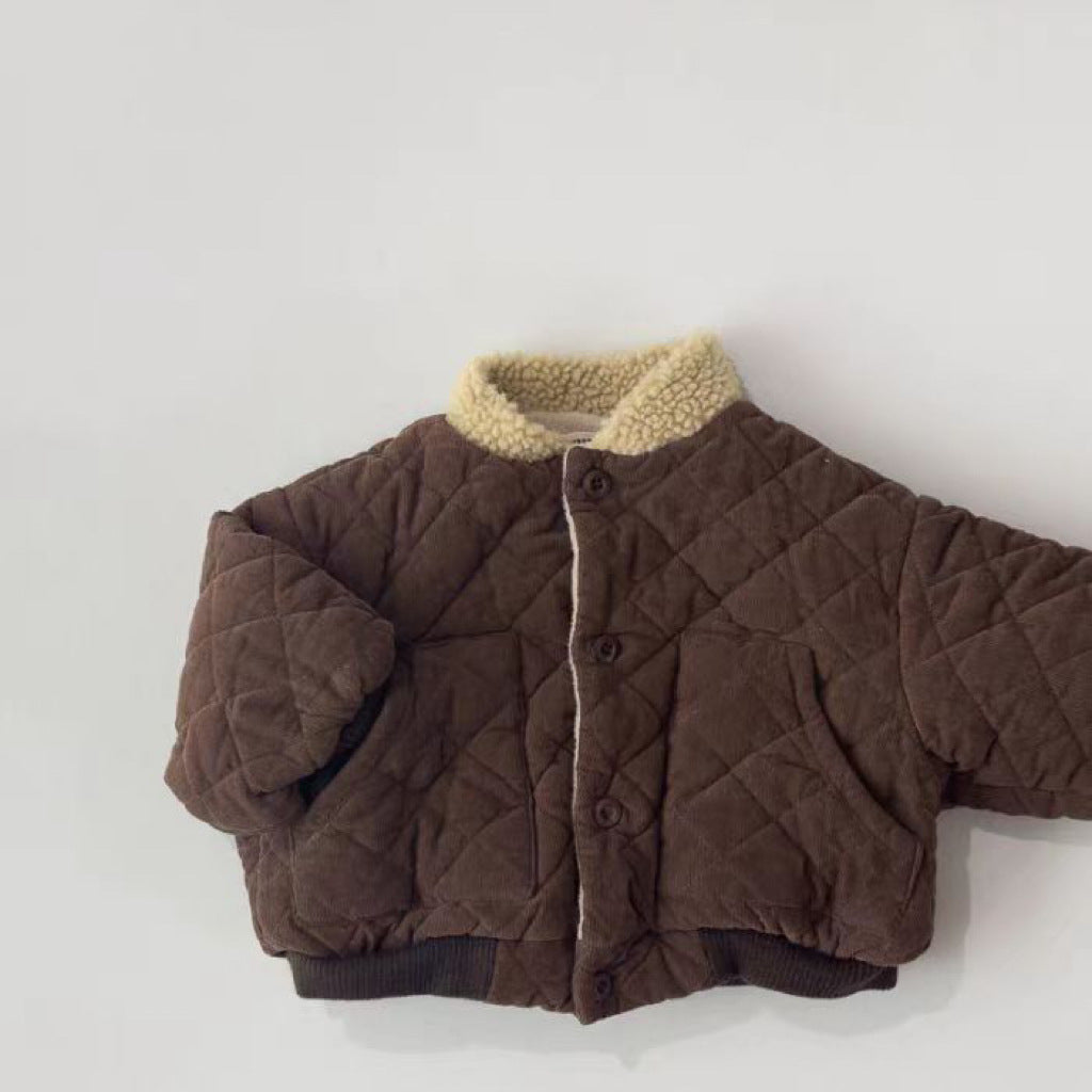 WarmTrail™ – Gewatteerde Jas met Ruitpatroon – Warme Kinderjas voor Jongens