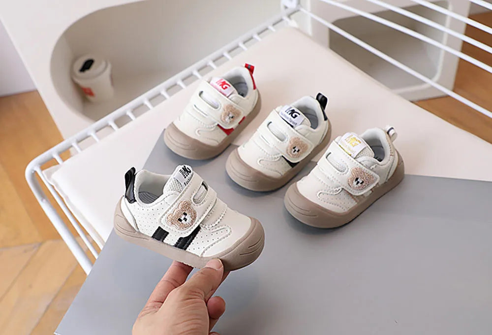 SoftStep™ – Zachte PU Leren Babyschoenen – Comfortabele Eerste Stapjes