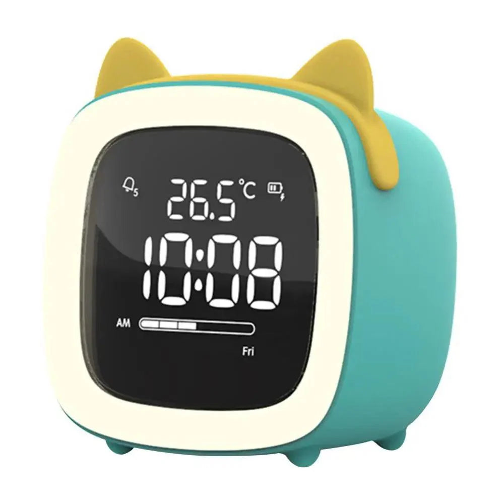 BunnyGlow™ – Cartoon LED Wekkerlamp – Speelse Nachtlamp met Alarmfunctie