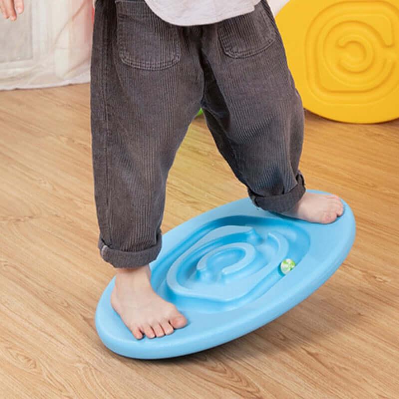 BalansLabyrint™ – Houten Evenwichtsspel met Kogelbaan – Ontwikkeling & Motoriek voor Kinderen