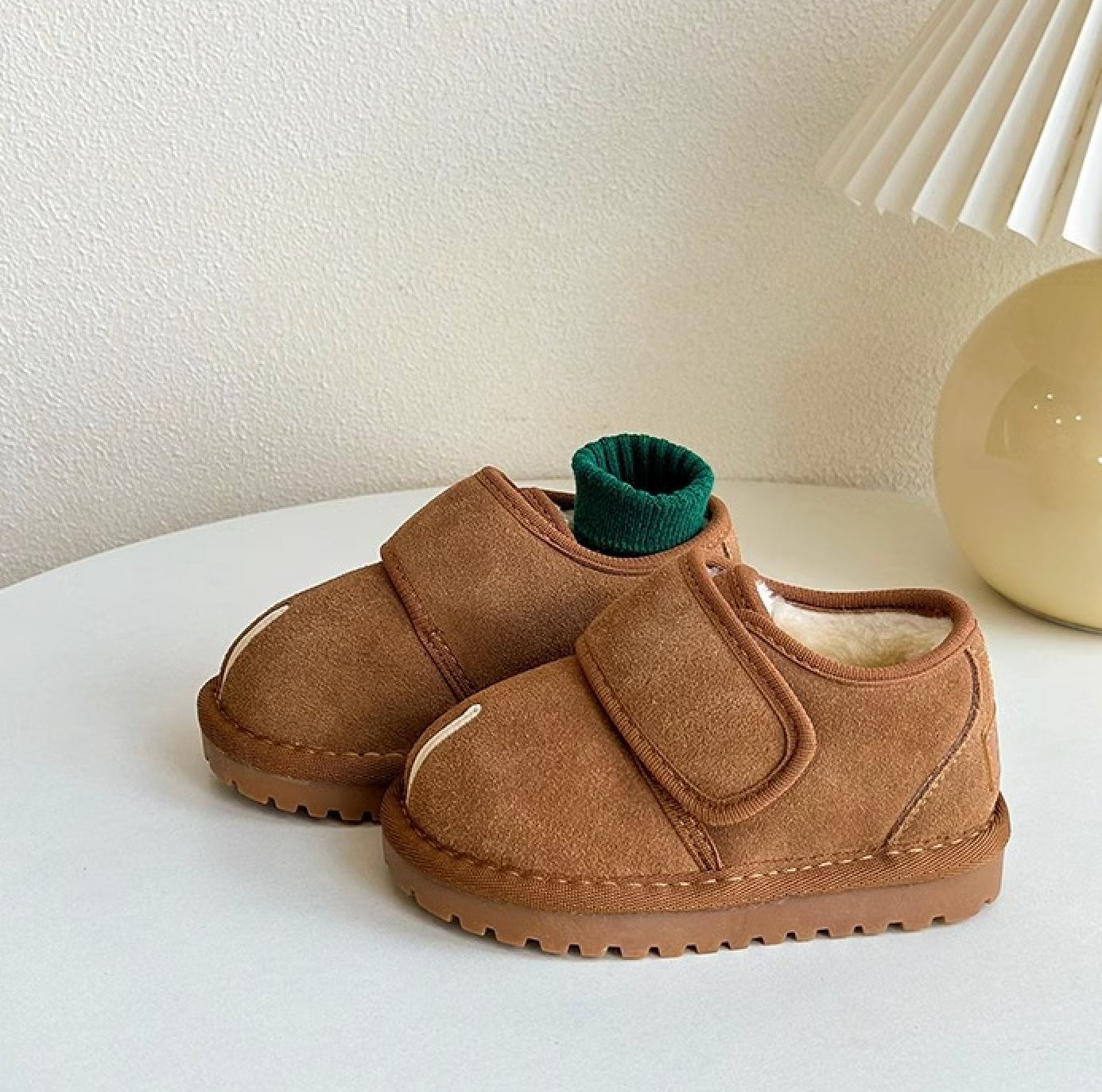 SnugStep™ – Warme Klittenbandschoenen met Antislip – Comfortabele Kinder Winterschoenen