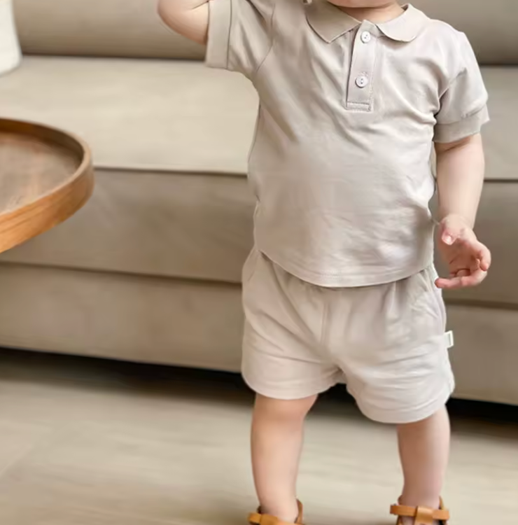 PoloBloom™ – Zomerset met Kraagpolo & Short – Stijlvolle Jongensoutfit