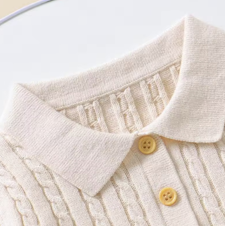 PoloNest™ – Gebreide Polo Zomerset – Comfortabele Baby Outfit