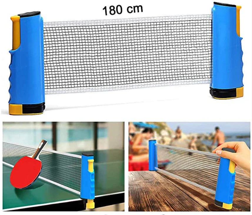 PingSetGo™ – Draagbare Tafeltennisset met Net – Overal Speelplezier