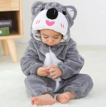 CozyCub™ - Cozy Flannel Baby Onesie - Knuffelzachte romper