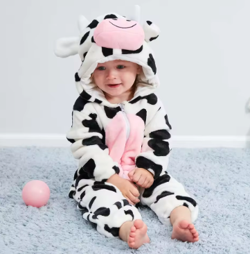 CozyCub™ - Cozy Flannel Baby Onesie - Knuffelzachte romper
