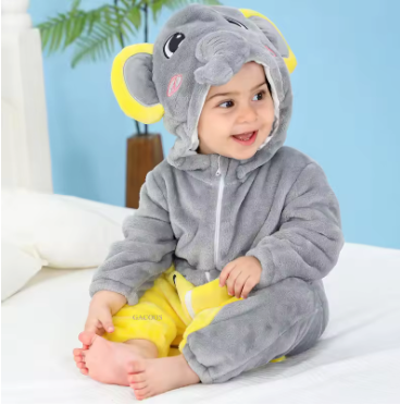CozyCub™ - Cozy Flannel Baby Onesie - Knuffelzachte romper