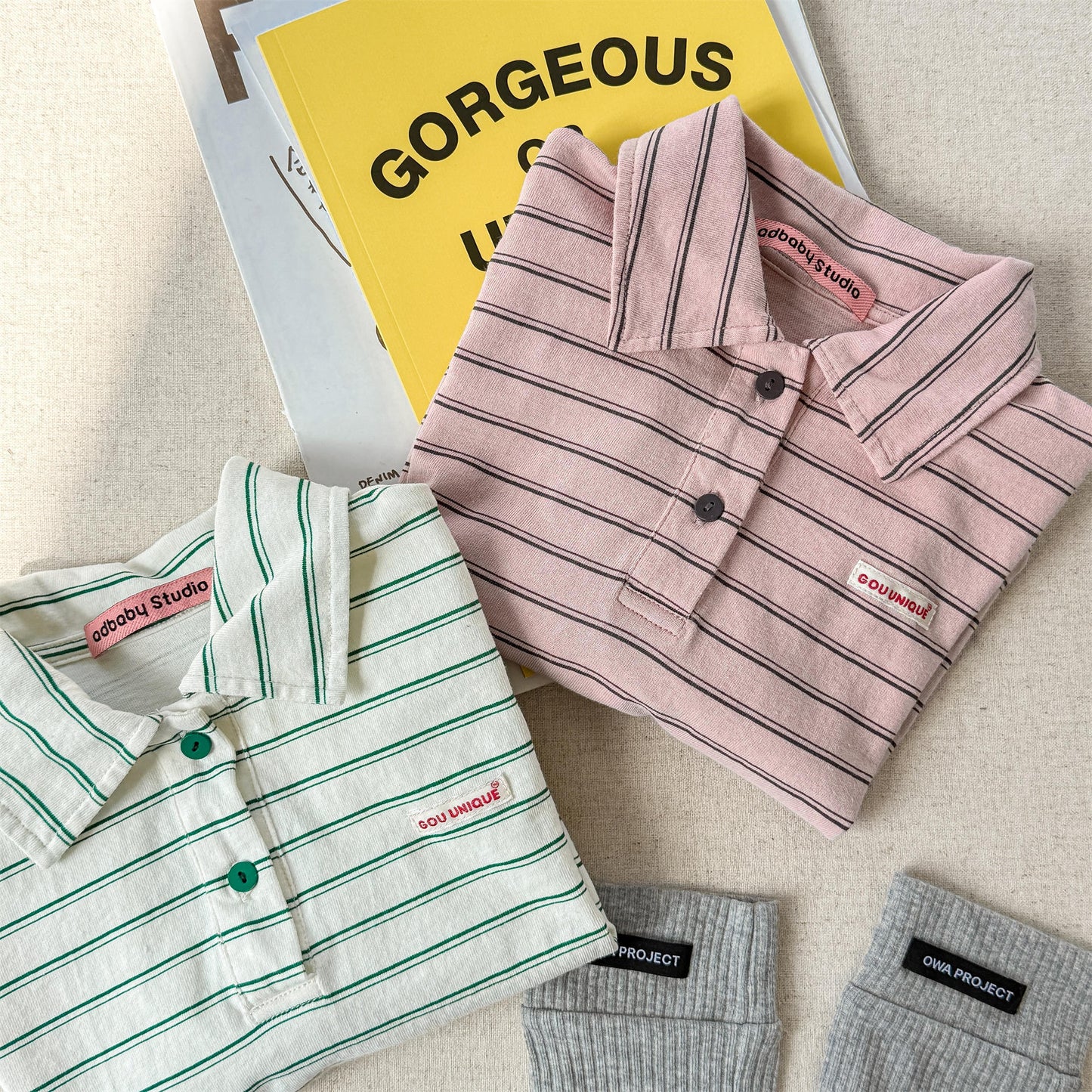 StripeTuck™ – Gestreepte Polo met Stretch – Unisex Kindershirt