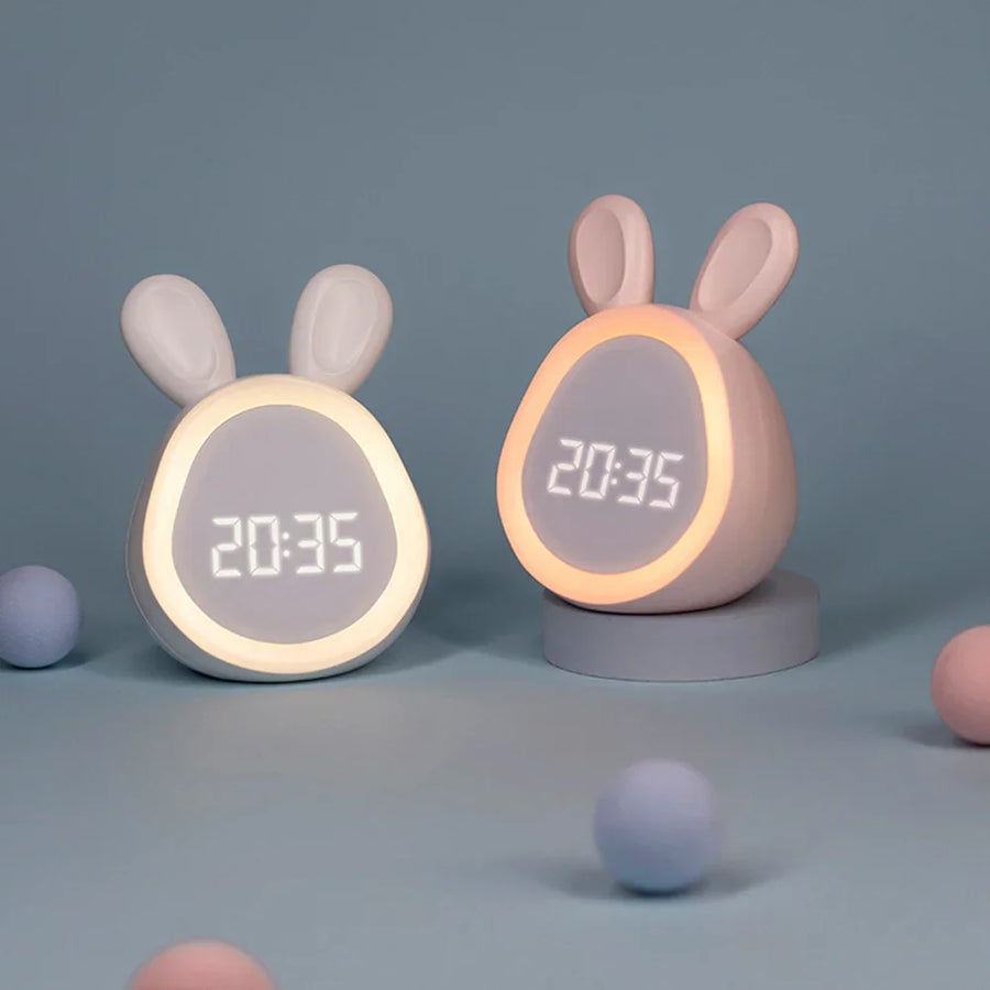DreamHopper™ – LED Kinderwekker met Nachtlamp – Schattig Rustgevend Licht
